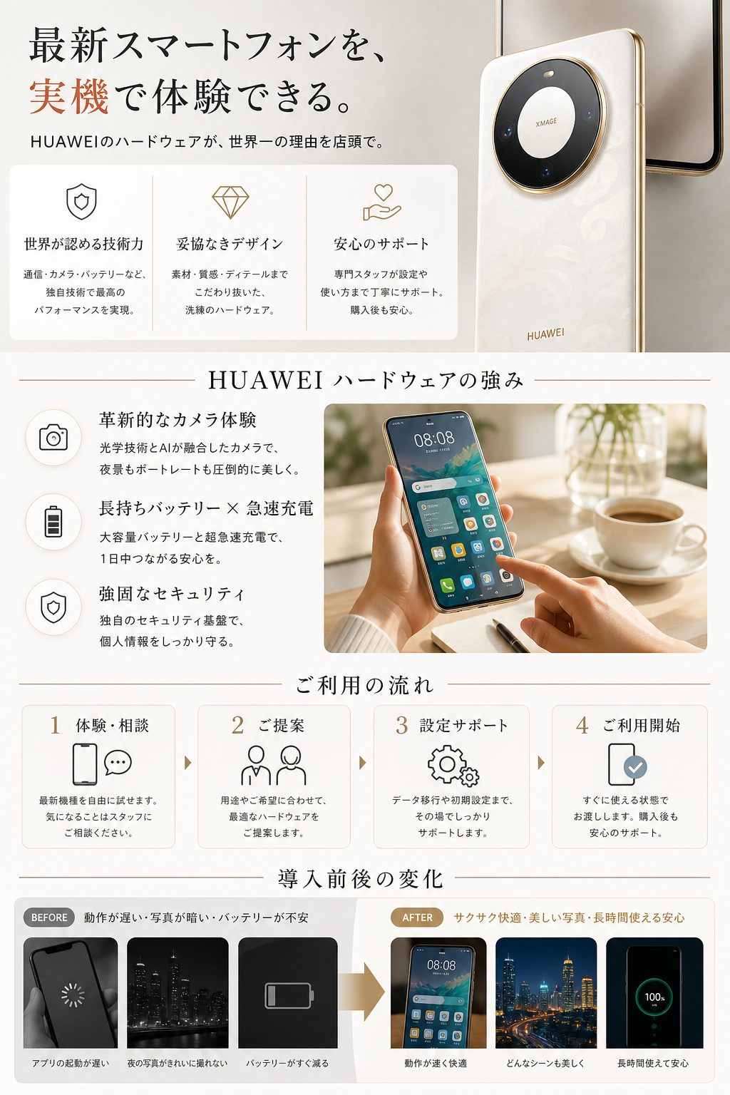 HUAWEI サービス紹介ビジュアル