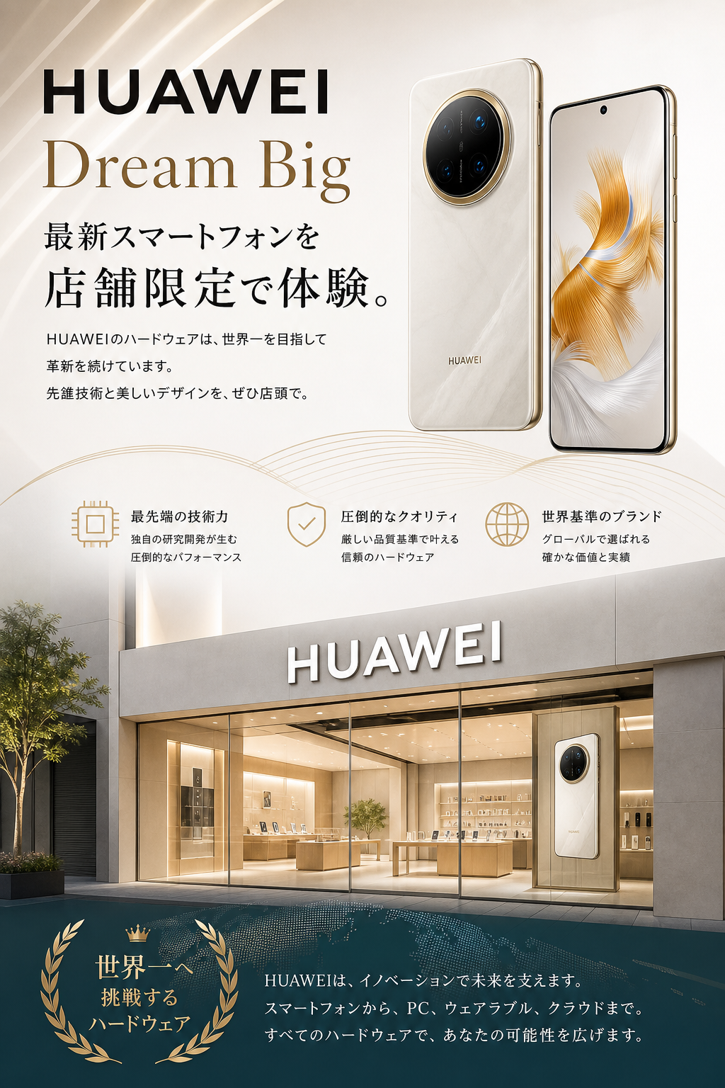HUAWEI メインビジュアル